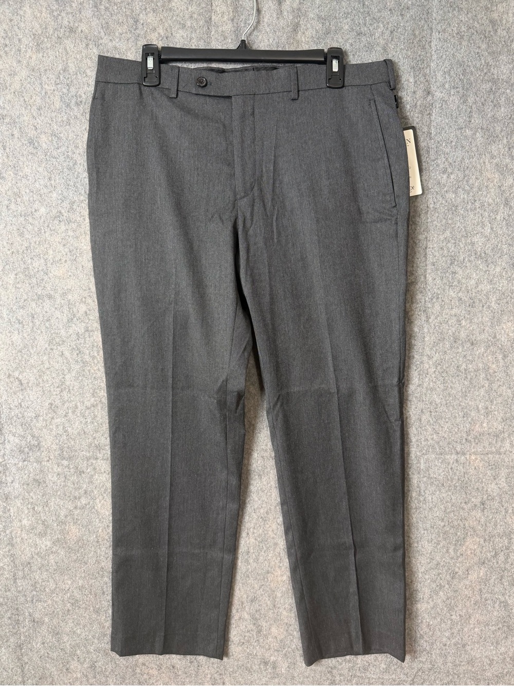 Lauren Ralph Lauren black label Mens 34 classic Fit Gray Dress Pants NWT